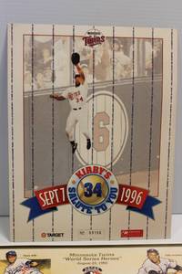 lot 63 image: 1992 & 1996 Twins Memory Card Board Photos