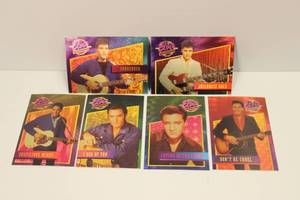 lot 75 image: 1992 The Elvis Collection Song Cards