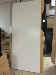 TOILET OR SHOWER DOORS WITH PRIVACY PANEL