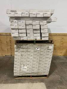 lot 17 image: Lot of 100 cases Pergo Portfolio Calico Oak 6.14-in W x 3.93-ft L Handscraped Wood Plank Laminate Flooring