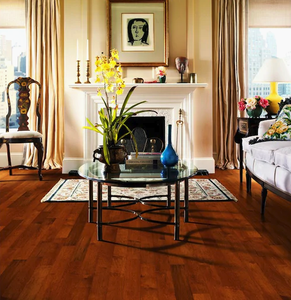 lot 4 image: Lot of 41 Style Selections 5-in Cinnamon Maple Engineered Hardwood Flooring (22-sq ft)