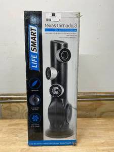 lot 40 image: Lifesmart Texas Tornado 3 37 in. Oscillating Tower Fan with 3-Ports
