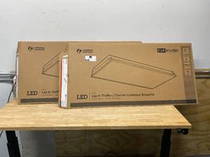 lot 47 image: Lot of 2-Contractor Select GT 2 ft. x 4 ft. Integrated LED 4000 Lumens 4000K 120V Commercial Grade Recessed Troffer