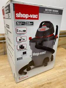 lot 57 image: Shop Vac 5982500 Vacuum WetDry 2Hp 5Gallon