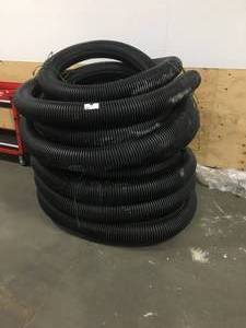 lot 24 image: Lot of 2-6x100 ADS Perforated Coil Drainage Pipe, Single Wall, Heavy Duty