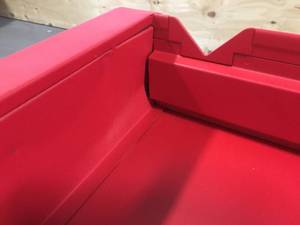 lot 25 image: Milwaukee 40 in. 2-Drawer Steel Work Cart