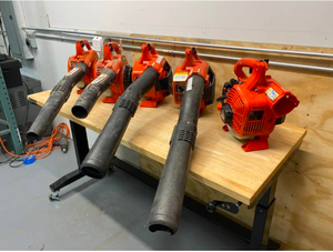 lot 35 image: Lot of 5 Echo Gas powered leaf blowers.