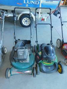 lot 63 image: Two Lawnmowers