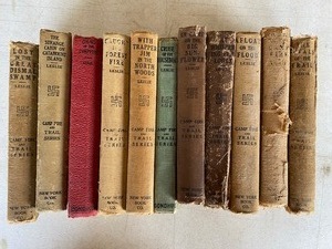 lot 87 image: Vintage Camp Fire and Trail Series Books