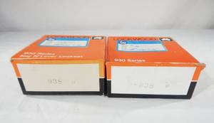 lot 94 image: Set of 3 New Lockwood 930 Series 938 SC Key N Lever Exterior Deadlatch Commercial Locksets
