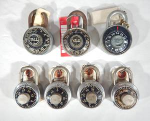 lot 44 image: Lot of 7 Vintage Combination Padlocks With Combinations