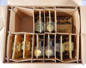 lot 69 image: Lot of 9 Weslock SV-600 Closet Hall Door Knob Sets