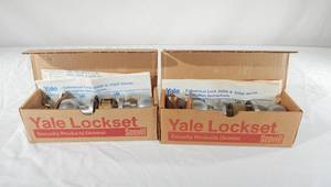lot 103 image: Lot of 2 New Yale Commercial Doorknob Locksets