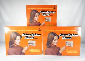 lot 118 image: Set of 3 New Master Lock Crimefighter No. 3207 Alarm Systems
