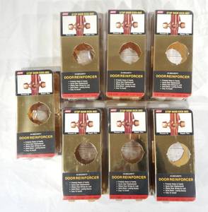 lot 124 image: Lot of 7 New Mag 2-US3 Hi-Security Door Reinforcers
