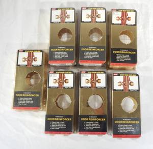 lot 125 image: Lot of 7 New Assorted Mag Hi-Security Door Reinforcers