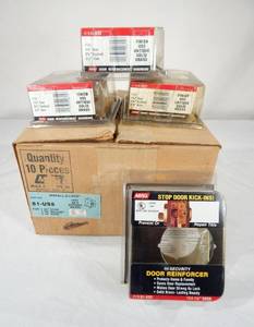 lot 128 image: Lot of 14 New Mag 61-US5 High Security Door Reinforcers