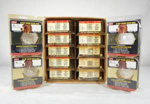 lot 129 image: Lot of 14 New Assorted Mag Hi-Security Door Reinforcers