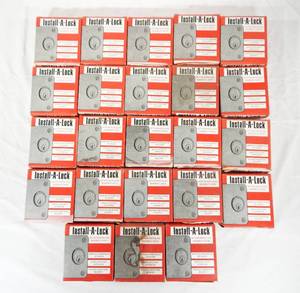 lot 130 image: Lot of 23 New Assorted Mag Install-A-Lock Door and Lock Reinforcers