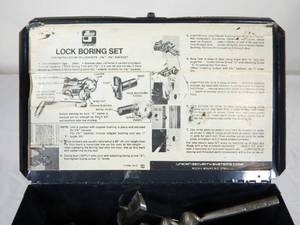 lot 135 image: Ilco Unican Locksmith Lock Boring and Installation Kit