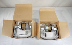lot 199 image: Set of 2 TA Commercial Hardware Grade 2 Lever Lock Sets