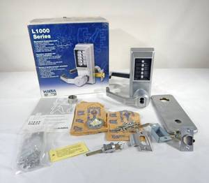 lot 208 image: Ilco KABA Series L1000 Mechanical Push Button Locking Lever Set