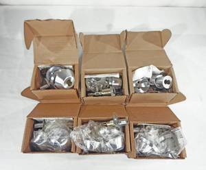 lot 257 image: Lot of 6 Falcon Deadbolt Locks