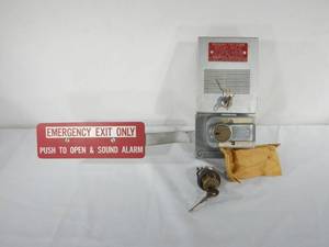 lot 267 image: Alarm Lock Corp. Model 11 Emergency Exit Alarm