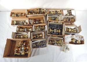 lot 279 image: Large Lot of New and Used Residential Door Knob Sets
