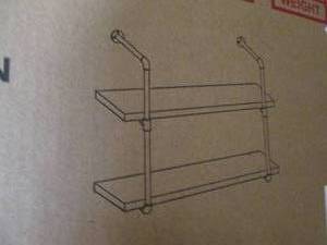 lot 15 image: DK Brown Texture Wall Mount NIB...