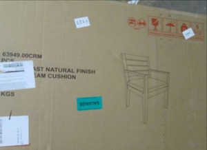 lot 21 image: 2 PC. Sandblast Finish With Cream C...