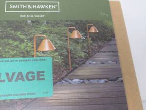 lot 59 image: Smith & Hawken 4 PK. LED Pathway Li...