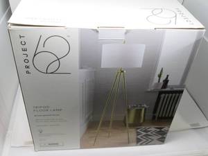 lot 65 image: Project 62 Tripod Floor Lamp (Brass...