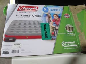 lot 80 image: Coleman 8 Queen Air Mattress Open...