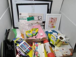 lot 113 image: Organizer White Boards, Colored Pap...