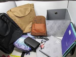 lot 130 image: Purses, Storage Containers, &  Bags...