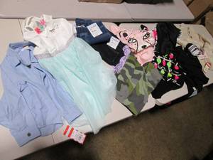 lot 185 image: 13 pcs. Pants, Skirts, Shirts, & Mo...