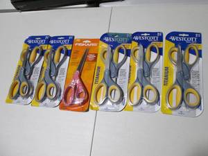 lot 206 image: 6 pk. Of Scissors...
