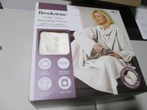 lot 217 image: Bookstone NAP Cozy Wearable Throw...