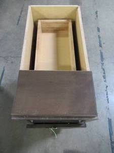 lot 103 image: Hampton Bay Shaker Assembled 12x34.5x24 in. Base Kitchen Cabinet with Ball-Bearing Drawer Glides in Brindle KB12-BDL
