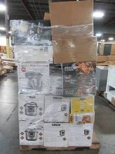 lot 113 image: WHOLESALE MIXED PALLET OF MISCELLANEOUS SMALL KITCHEN APPLIANCES AND HOUSEWARES