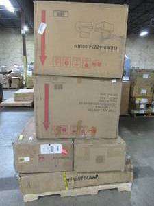 lot 144 image: WHOLESALE MIXED PALLET OF MISCELLANEOUS HOME FURNITURE