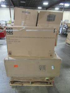 lot 145 image: WHOLESALE MIXED PALLET OF MISCELLANEOUS OUTDOOR PATIO DINING SETS