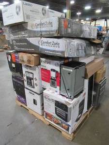 lot 254 image: WHOLESALE MIXED PALLET OF MISCELLANEOUS SMALL KITCHEN APPLIANCES, AIR CONDITIONERS AND MORE