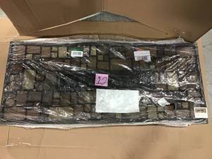 Rock Wall 21 in. x 48 in. Recycled Rubber Door Mat by Apache Mills&nbsp&nbspin good condition&nbsp