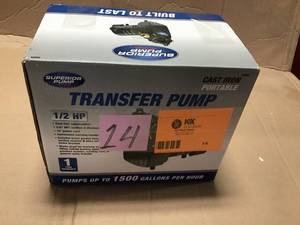 Superior Pump 12 HP Non-Submersible Transfer Pump&nbsp&nbspin good condition&nbsp