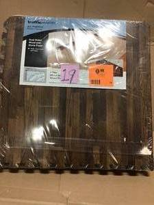 BrownTravertine 24 in. x 24 in. x 0.47 in. Wood All Purpose Flooring (4-Pack)&nbsp&nbspin good condition&nbsp