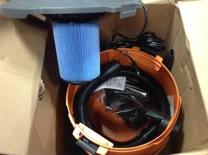 14 Gal. 6.0-Peak HP Vacuum wFine Dust Filter, Dust Bag, Hose and 7 Accessoriese&nbsp&nbspin good condition&nbsp