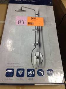 Vitalio 5-spray 7 in. Dual Shower Head and Handheld Shower Head in Chrome&nbsp&nbspin good condition&nbsp