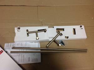 Trinsic 24 in. Double Towel Bar in Champagne Bronze